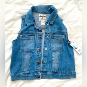 Osh Kosh Denim Vest size 10 🩵 NWT